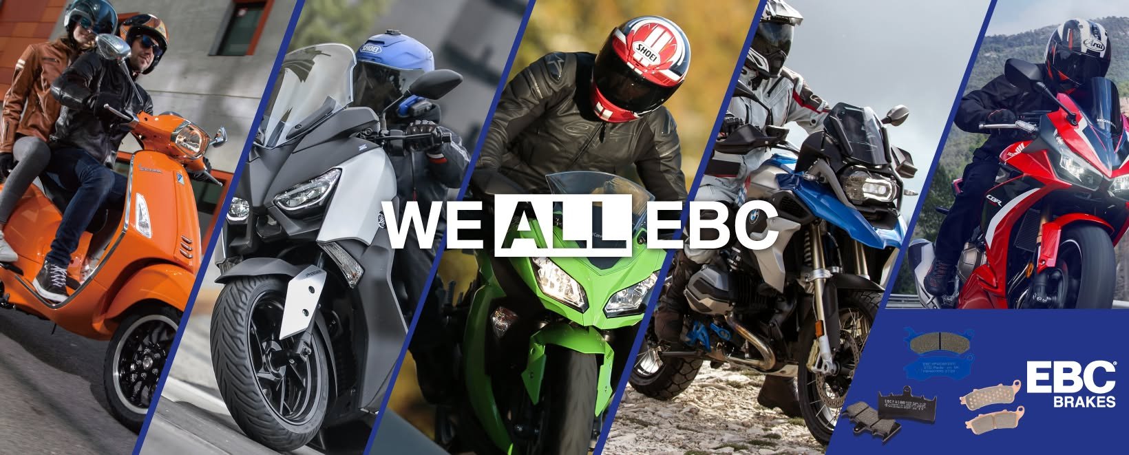 EBC Brakes 官方形象橫幅|速可達到大型旅行車共用同一套來令片體系
