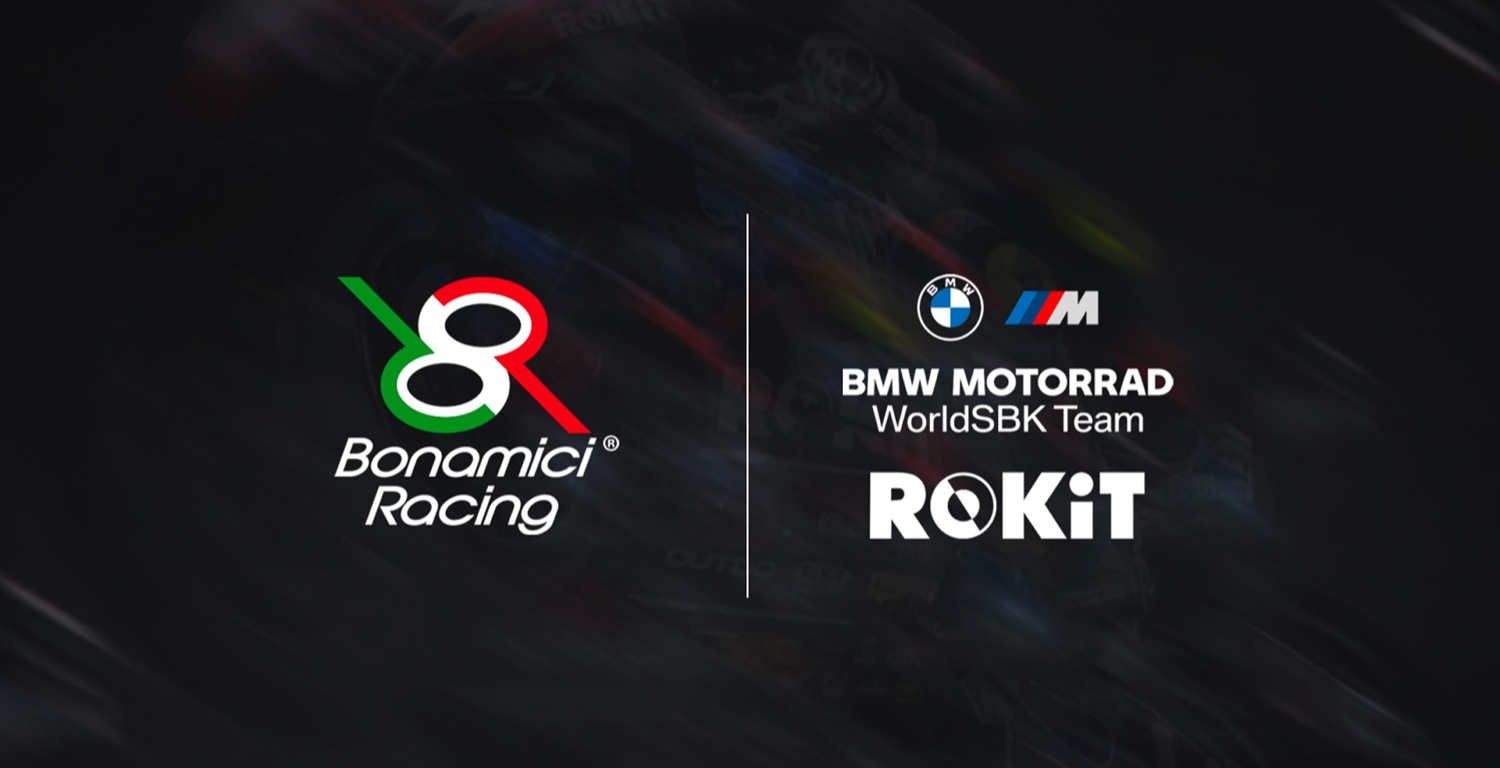 Bonamici Racing 與 ROKiT BMW Motorrad WorldSBK 車隊的合作標誌