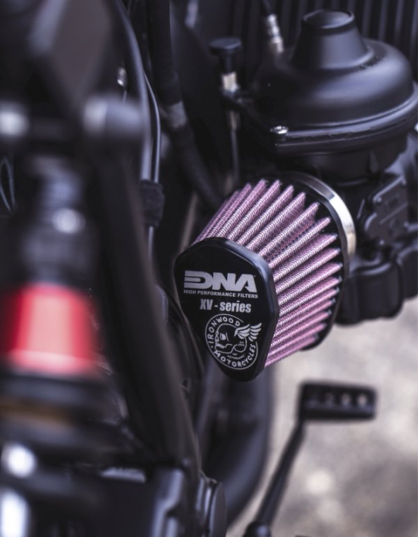 DNA XV-series 濾芯裝在機車上